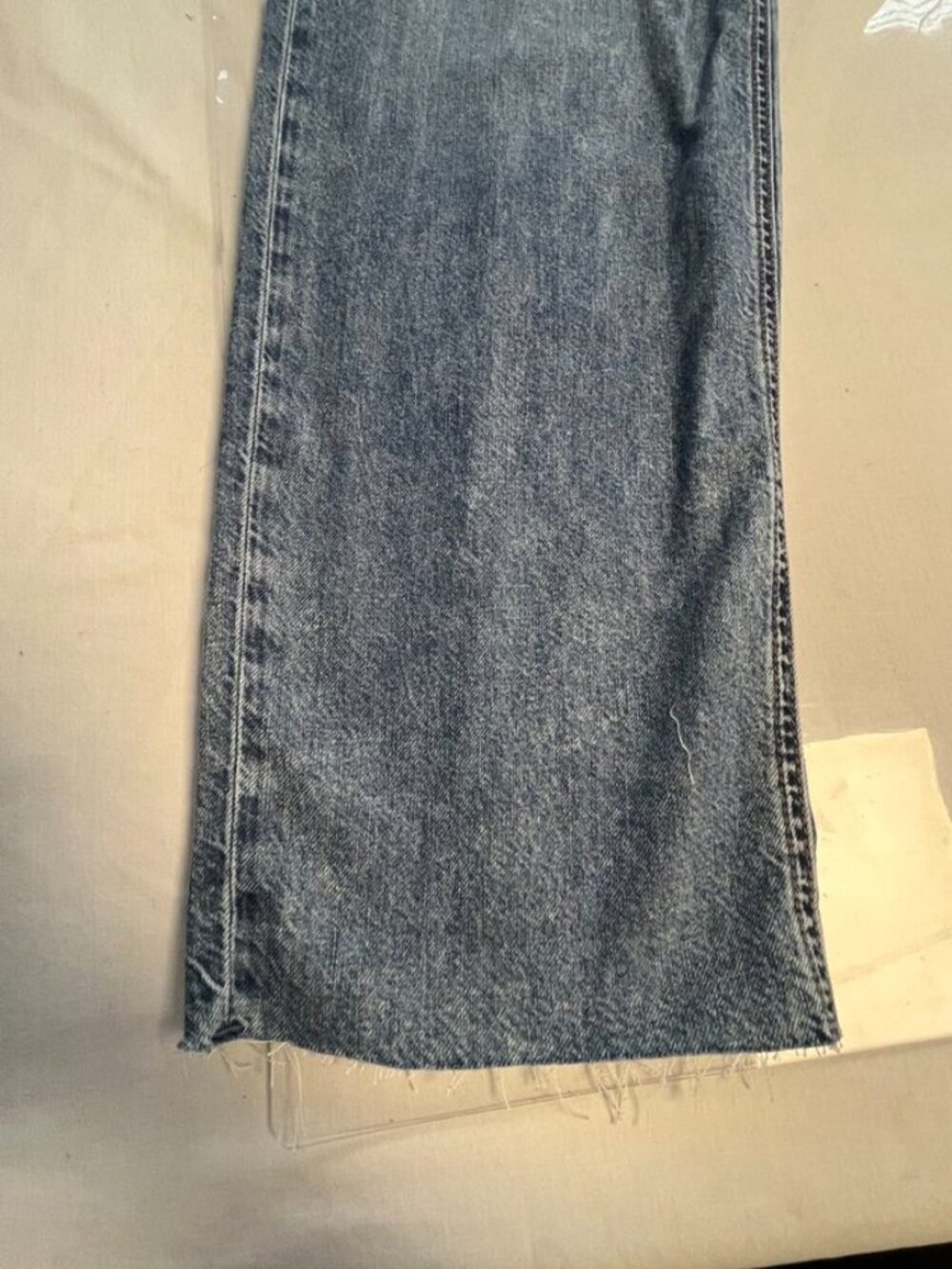 rag & bone Dre Low Rise Baggy Boyfriend Jeans Womens 31 Raw Hem NWT - Picture 6 of 13